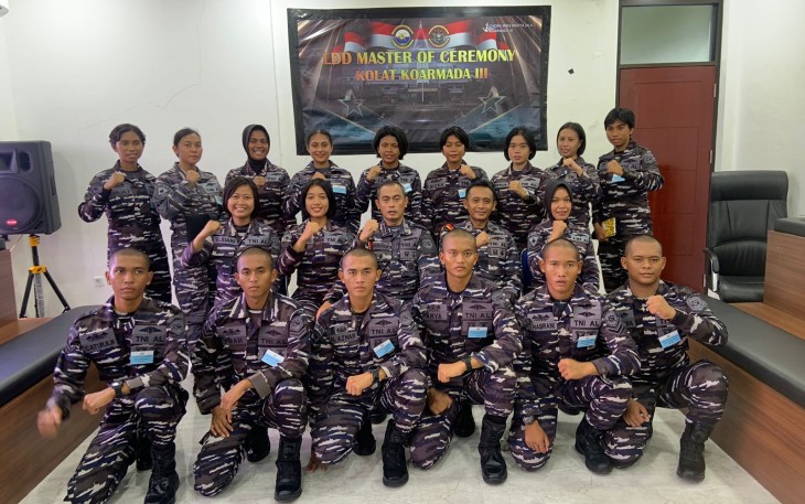 Pelatihan Master Of Ceremony Koarmada III Sorong