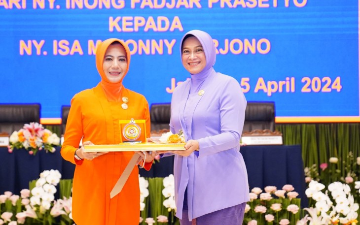 Ketua Umum Dharma Pertiwi Pimpin Sertijab Ketua Dharma Pertiwi Unsur PIA Ardhya Garini 