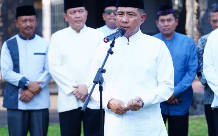 Panglima TNI Gelar Konferensi Pers Terkait Keberhasilan TNI Terjunkan Bantuan Palestina 