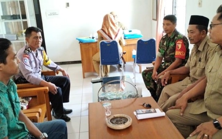 Komsos bersama perangkat desa wilayah binaan 