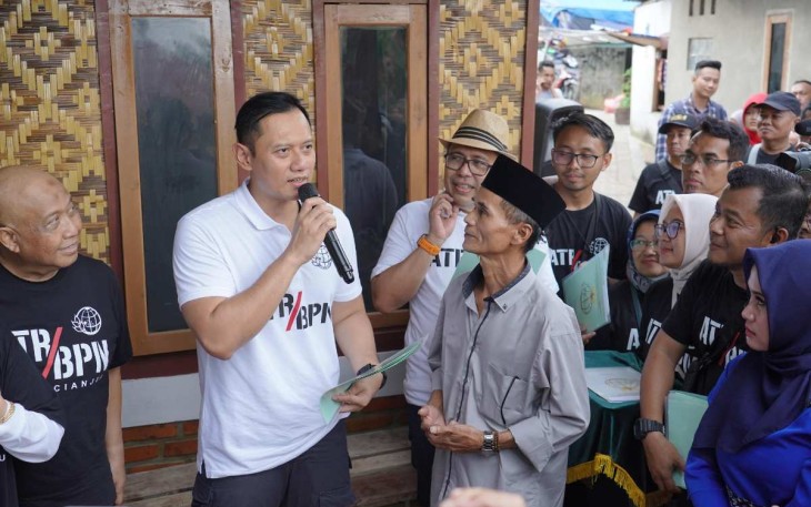 Menteri ATR/BPN Agus Harimurti Yudhoyono 
