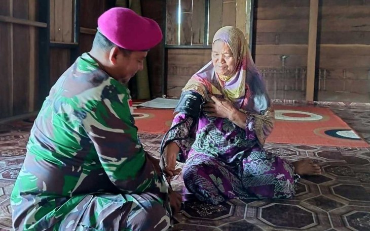 Pelayanan kesehatan gratis Satgasmar Pam Ambalat XXIX