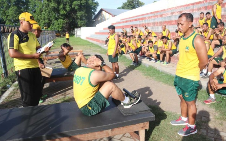 Tes Garjas prajurit Kodim 0807/Tulungagung 
