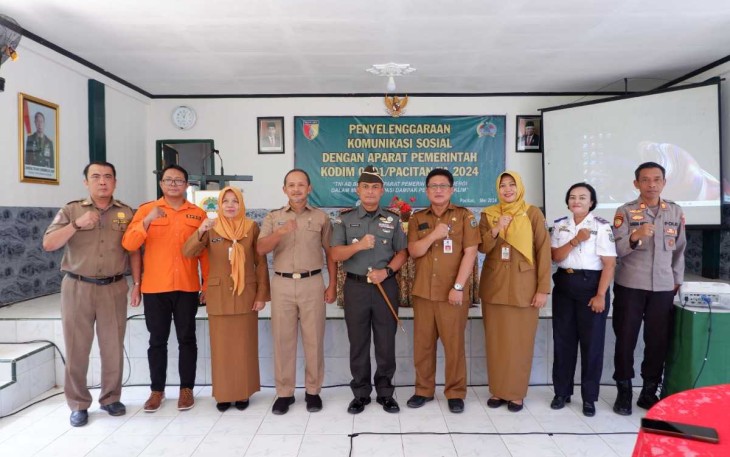 Kodim 0801/Pacitan Bersama Apem Gelar Komsos