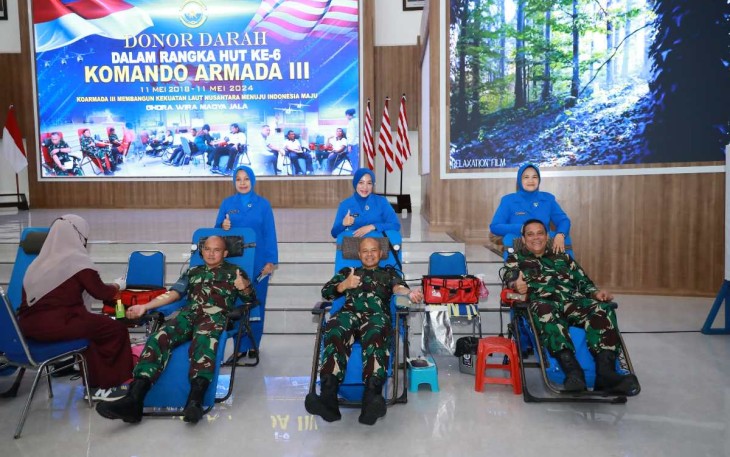 Bakti Kesehatan Donor Darah Koarmada III