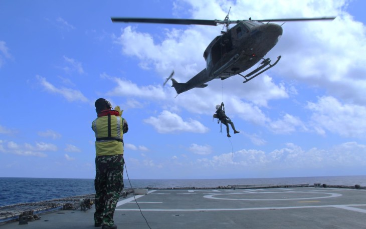 KRI Diponegoro-365 Laksanakan Latihan Bersama LAF-Air Force 