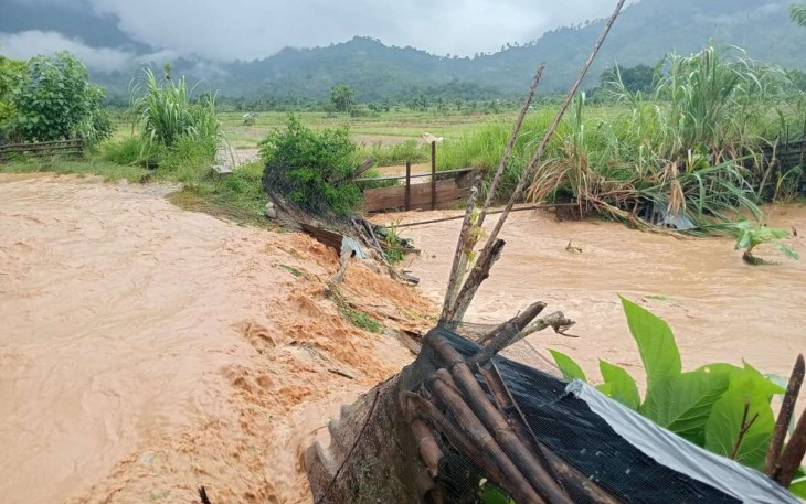 Kondisi banjir di Aceh Selatan, Minggu (12/5). Sumber Foto: BPBD Aceh Selatan