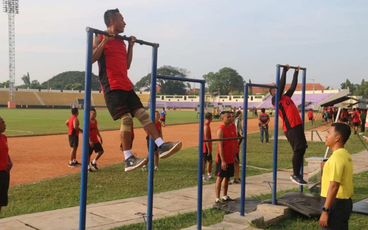 Tes Garjas prajurit Kodim 0803/Madiun