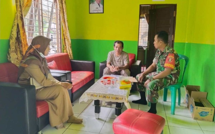 Puldata di kantor desa binaan 