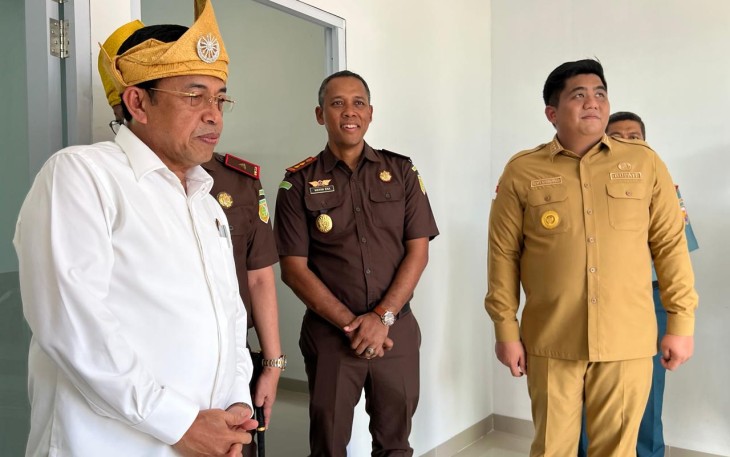 Bupati Bintan Sambutan Kujungan Wakil Jaksa Agung RI Resmikan Musala dan Klinik Kejari Bintan 