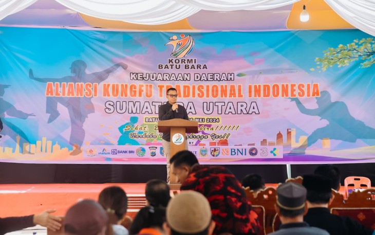 Bupati Batu Bara Buka Kejurda AKTI Sumut 