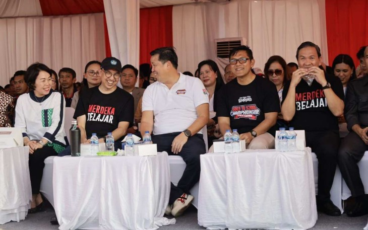 Dirjen PAUD Dikdasmen, Iwan Syahril saat berada di Manado