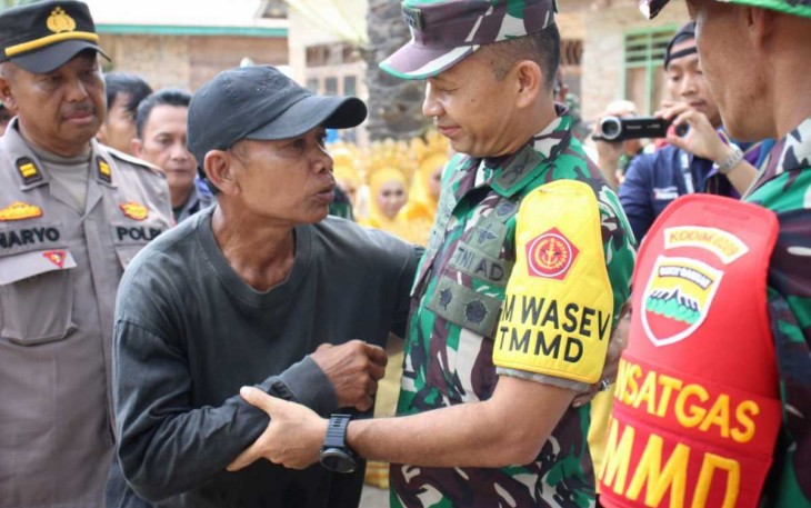 Ucapan terimakasih warga desa Selat Beting 