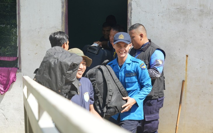 Sebanyak 112 KK Telah Menempati Hunian Sementara 
