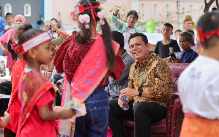 Gubernur Kepri Disambut Hangat Masyarakat Kavling Seroja Sagulung Batam 