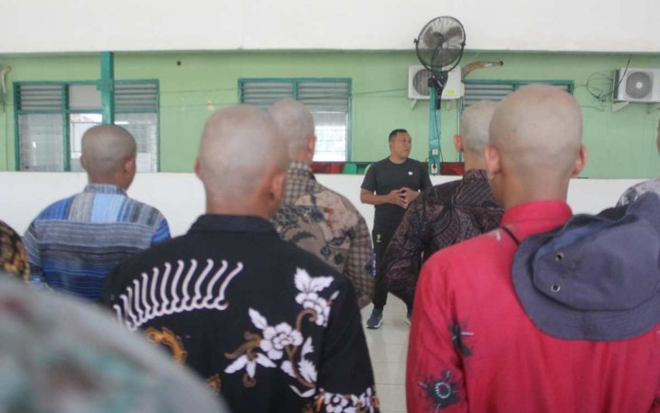 Dandim 1001/HSU-BLG Letkol Kav Gunantyo Ady Wiryawan saat memberikan arahan