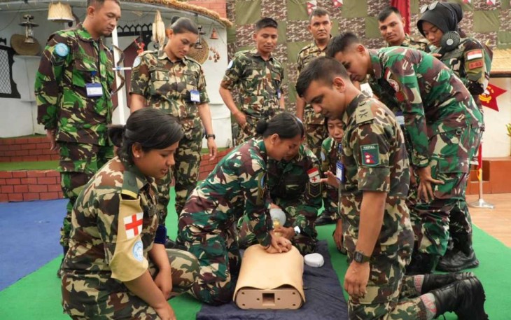 Pelatihan first aid dan TCC