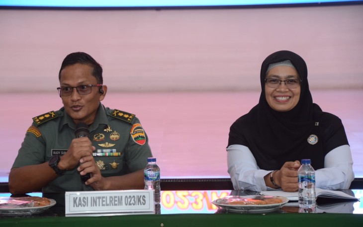 Sosialisasi P4GN prajurit Korem 023/KS