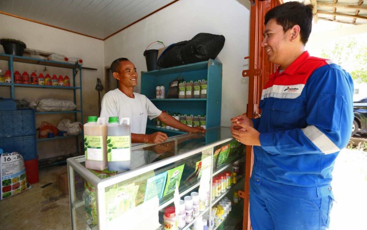 Salah satu usaha warga desa binaan PGN