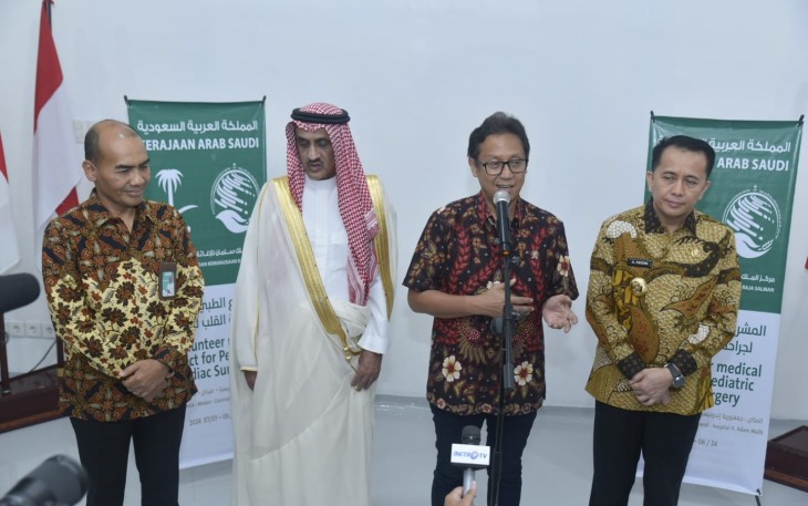 Menkes RI dan Dubes Arab Saudi Tinjau Operasi Jantung RS Adam Malik