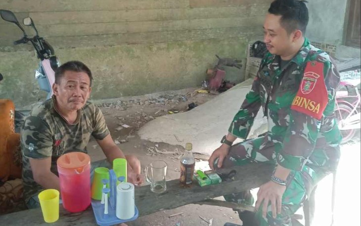 Komsos bersama warga desa binaan 