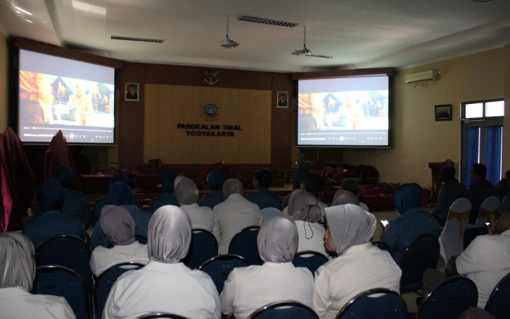Nobar film De Oost prajurit lanal Yogyakarta 
