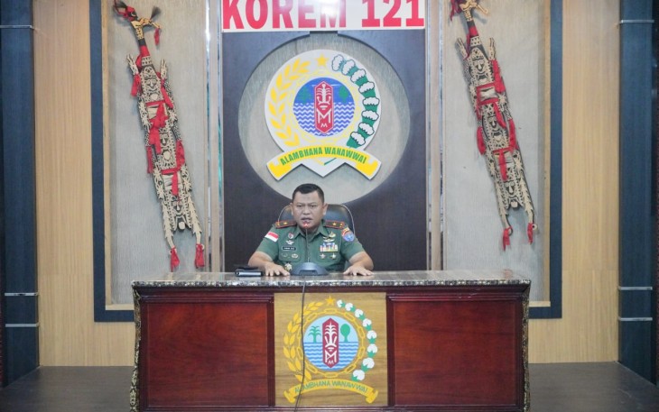 Danrem 121/Abw Brigjen TNI Luqman Arief, SIP, MIP 