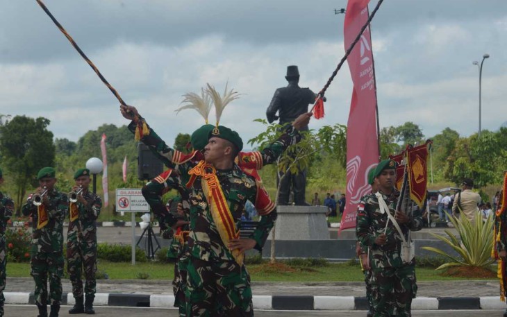 Drumband Satgas Yonzipur 5/ABW