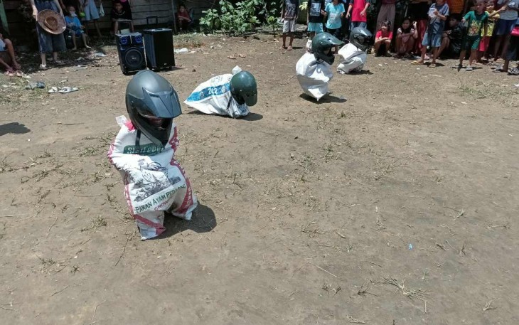Gebyar lomba kemerdekaan di perbatasan 