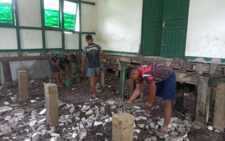 Rehab pos Klawik di perbatasan 