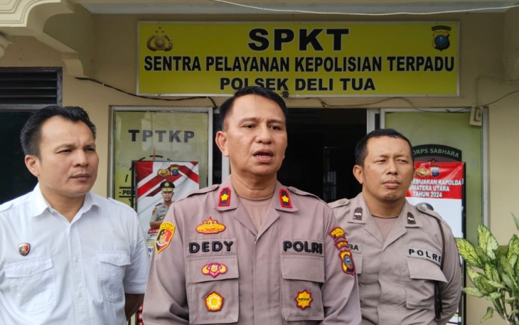 Kapolsek Delitua Wikayah Hukum Polrestabes Medan Berhasil Selamatkan Percobaan Bunuh Diri yang Dilakukan Karyawan Toko