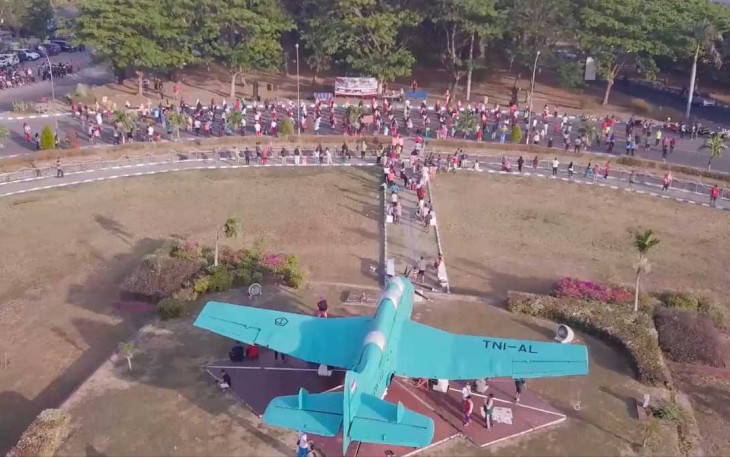 Jogging Track Bundaran Gannet, Sidoarjo 