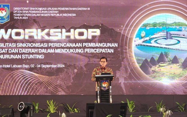 Dirjen Bangda Kemendagri Restuardy Daud 