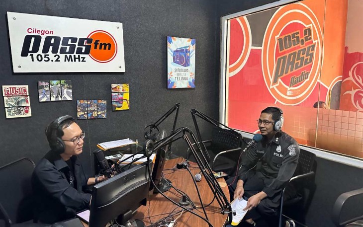 Talkshow bidhumas Polda Banten 