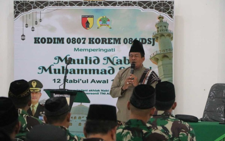 Peringatan Maulid Nabi Muhammad SAW di Kodim 0807/Tulungagung 