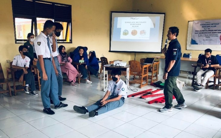 Dokumentasi, Simulasi pertolongan pertama saat terjadi korban luka pada bencana alam