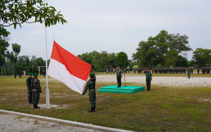 Kasiren Korem 121/ABW Bacakan Amanat Pangdam XII/Tpr 