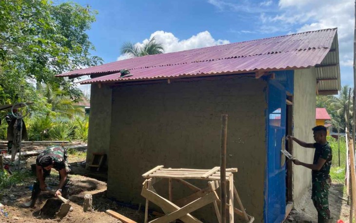 Program Rumah Layak Huni Satgas Yonzipur 5/ABW