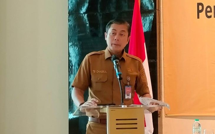 Direktur Sinkronisasi Urusan Pemerintahan Daerah III Ditjen Bangda Kemendagri Chaerul Dwi Sapta 