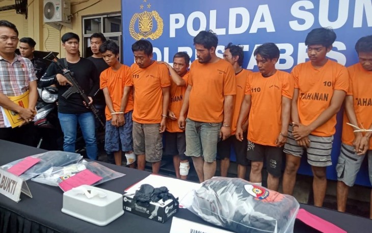 Pelaku Pembobol Rumah dan Curanmor di Wilkum Polrestabes Medan.