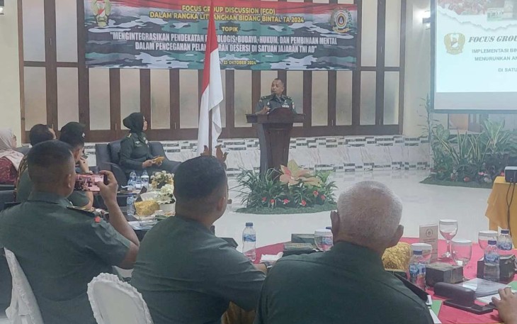 FGD penanganan desersi di Disbintalad 