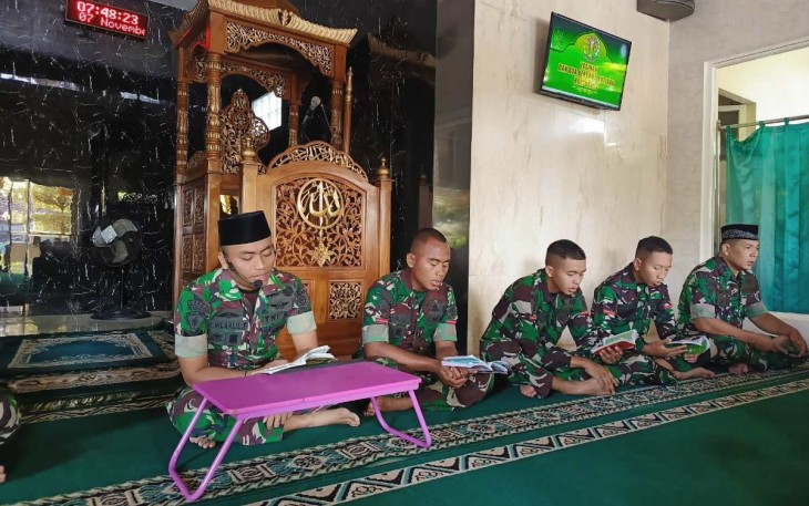 Yasinan rutin prajurit Menarmed 2 Kostrad 