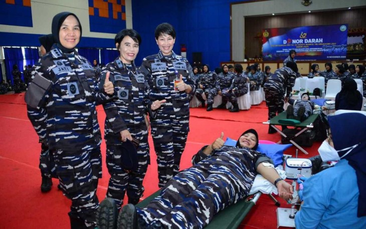 Donor darah HUT Kowal Ke-62 di Jakarta 