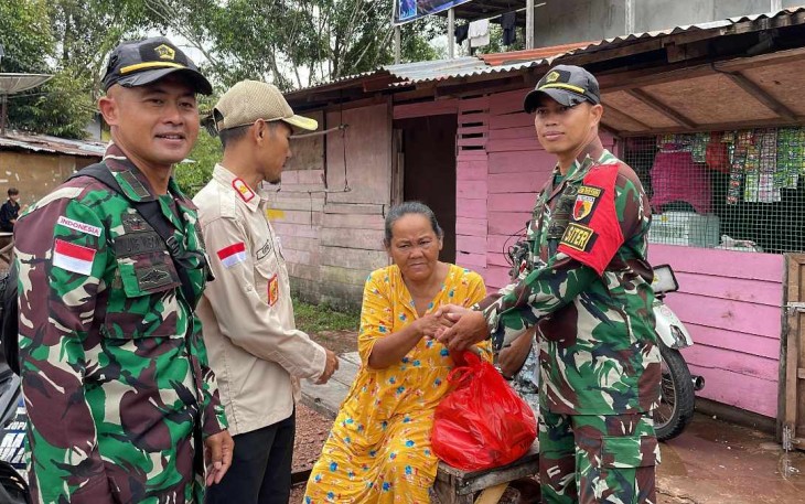 Program Sembako Satgas Yonzipur 5/ABW