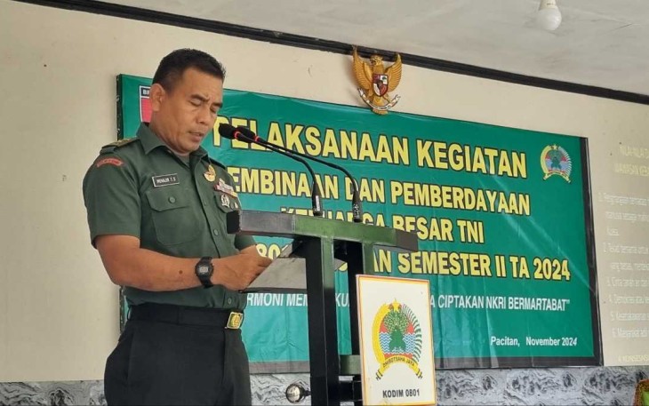 Kasdim 0801/Pacitan Mayor Inf Muhajir