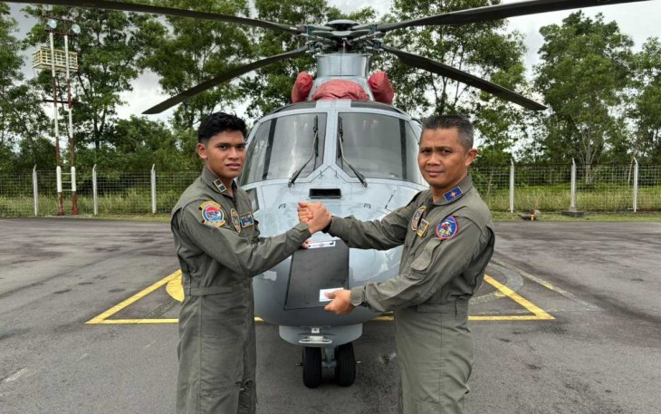 Letda Laut (P) Teuku Arizcha Co-Pilot Helikopter AS 565 MBe Panther