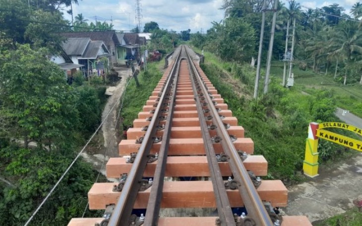 Bantalan sintetis rel kereta api