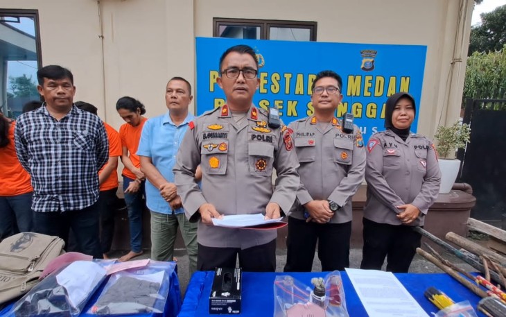 Kapolsek Sunggal Tetapkan Tersangak Aksi Tawuran Mahasiswa di Medan.