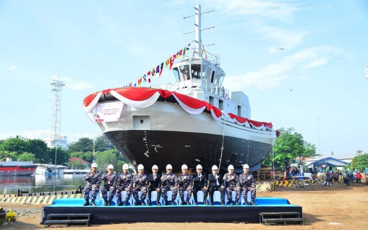 Launching Kapal Harbour Tug di Cirebon, Jum'at (13/12)