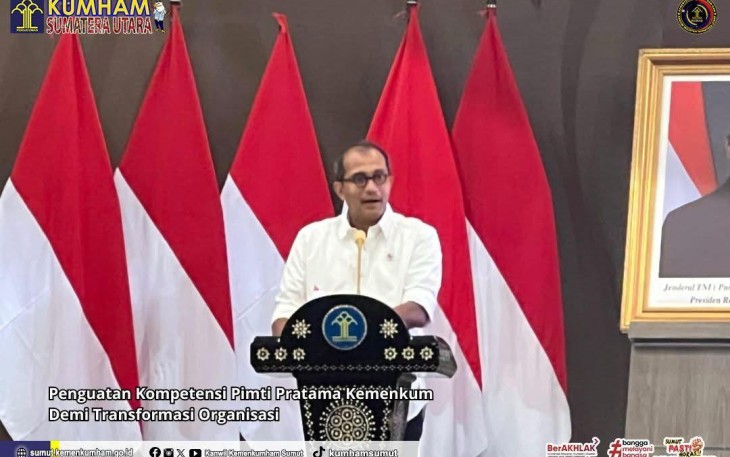 Kadivyankum Kanwil Kemenkumham Sumut Ikuti Kegitan Muatan Teknis  Substansi Lembaga 